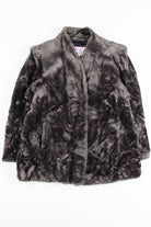Long Brown Vintage Fur Coat
