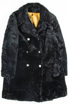 Black Vintage Fur Coat 3