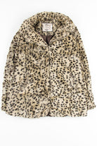 Cheetah Print Fur Coat