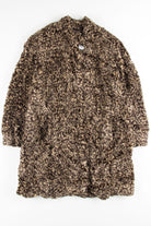 Caramel Swirl Faux Fur Coat