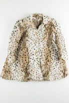 Cheetah Print Fur Coat 1