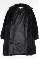 Black Faux Fur Coat 2