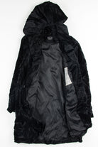 Black Faux Fur Coat 3