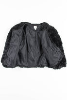 Black Fur Shrug
