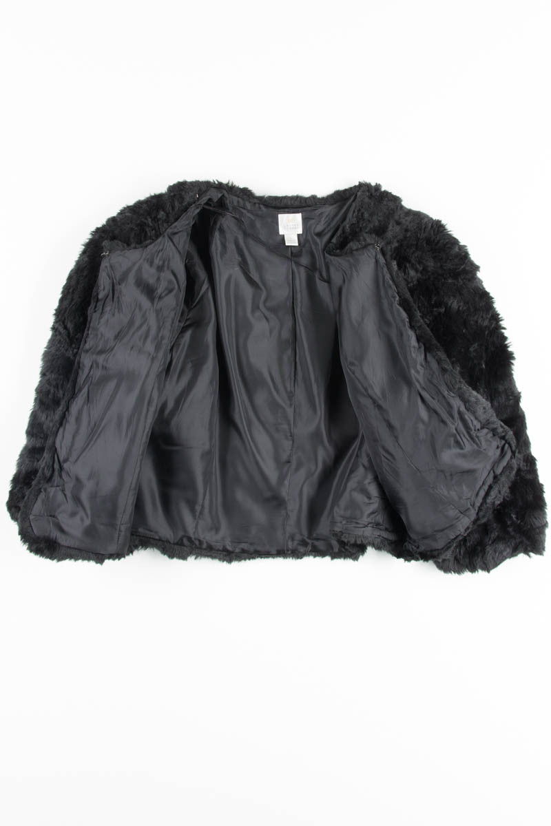 Black Fur Shrug
