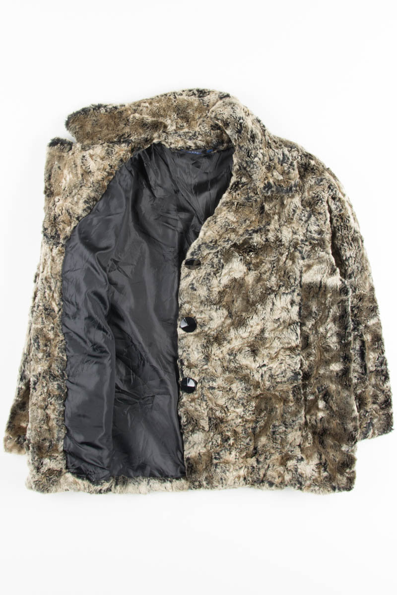 Brown Vintage Fur Coat 1