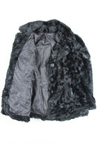 Reversible Black Vintage Fur Coat 1