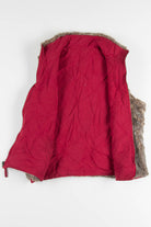 Reversible Red Fur Vest