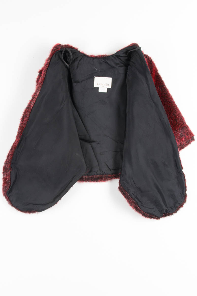 Red Fur Shawl
