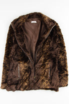 Brown Faux Fur Coat