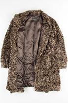 Caramel Swirl Faux Fur Coat