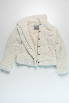 Vintage Soft White Faux Fur Coat