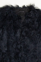 Black Shag Zara Faux Fur Coat