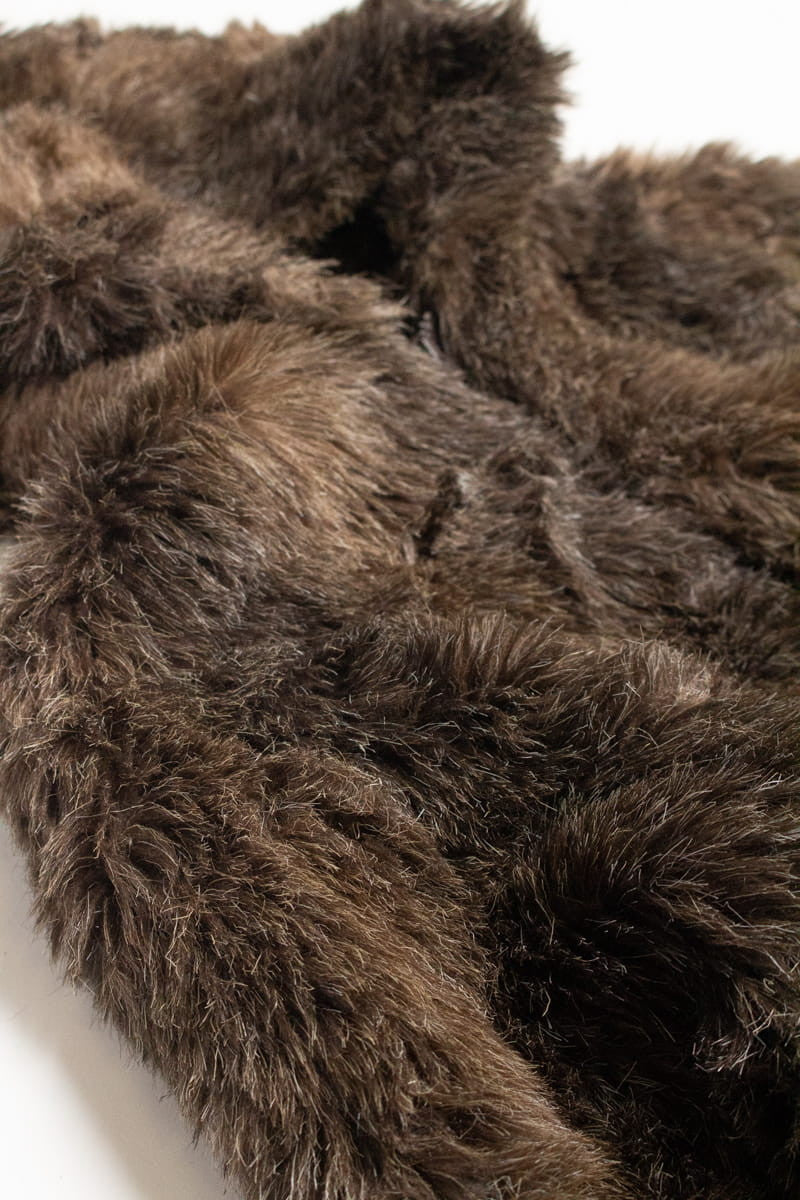 Vintage Sears Bear Faux Fur Coat