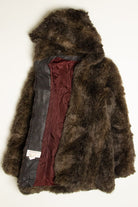 Vintage Sears Bear Faux Fur Coat