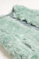 Mint Shag Faux Fur Vest