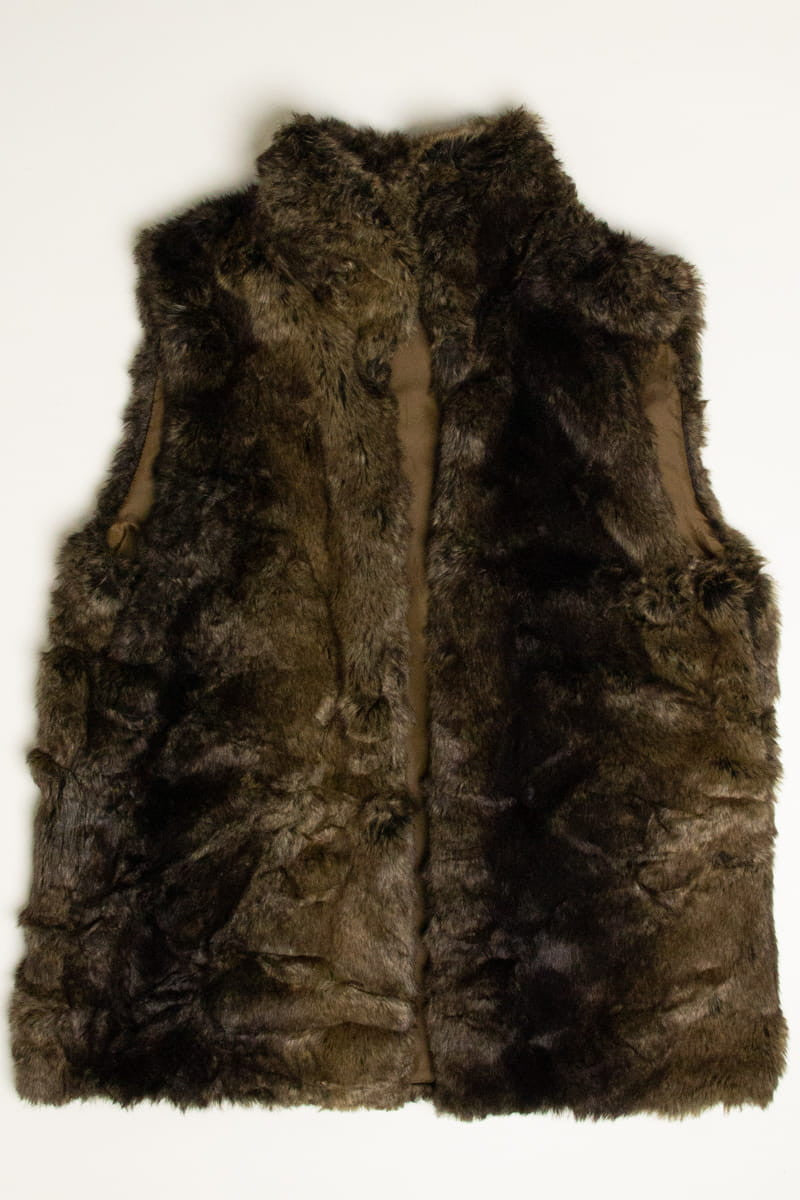 Beaver Faux Fur Vest