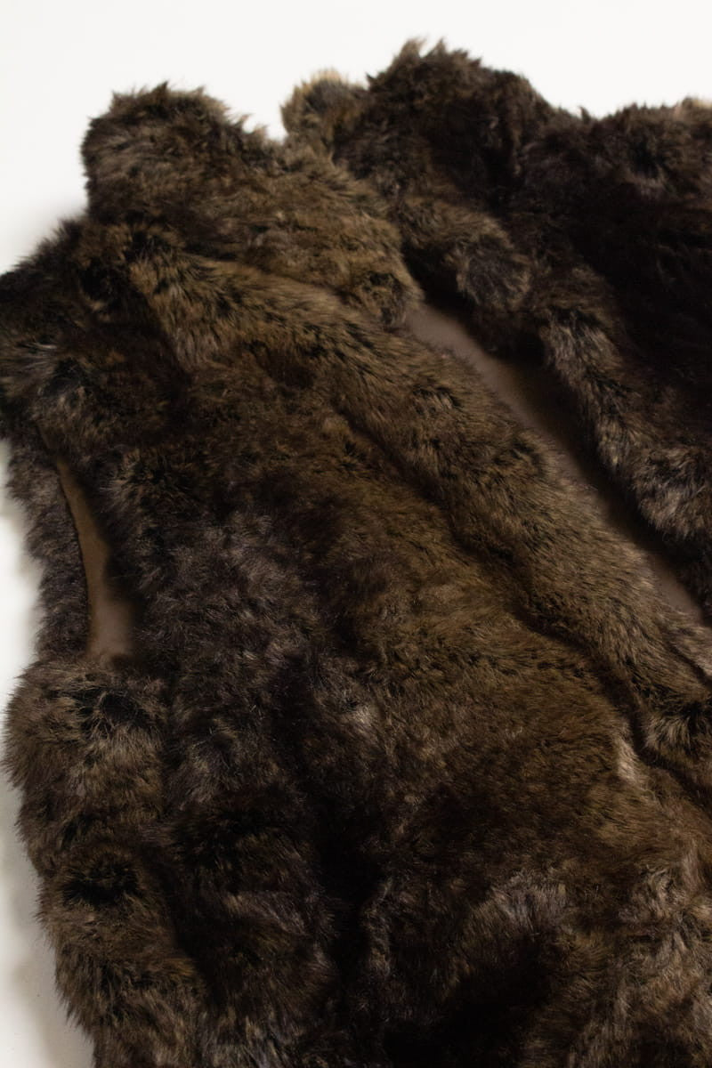 Beaver Faux Fur Vest