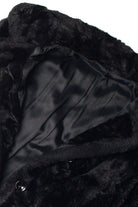 Black Faux Fur Coat 9