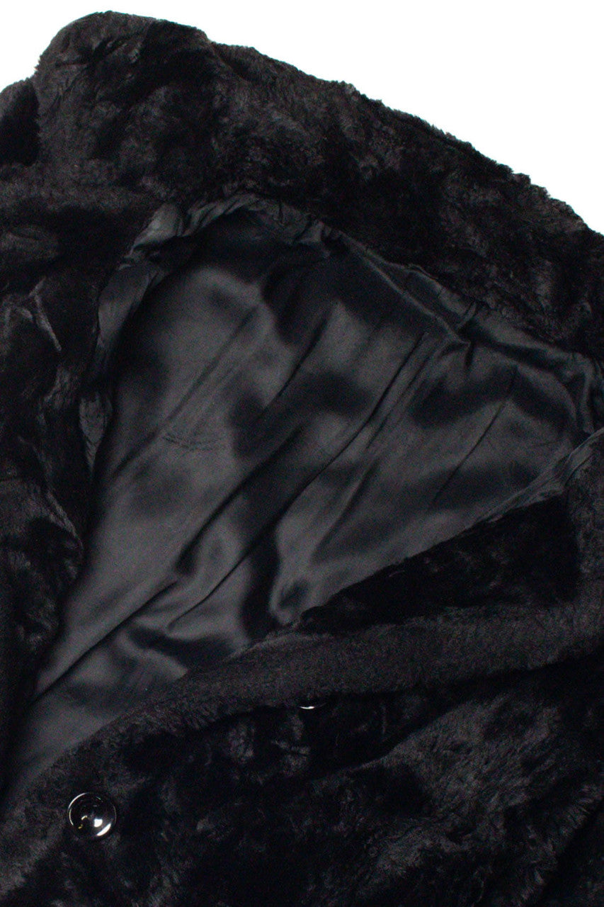 Black Faux Fur Coat 9