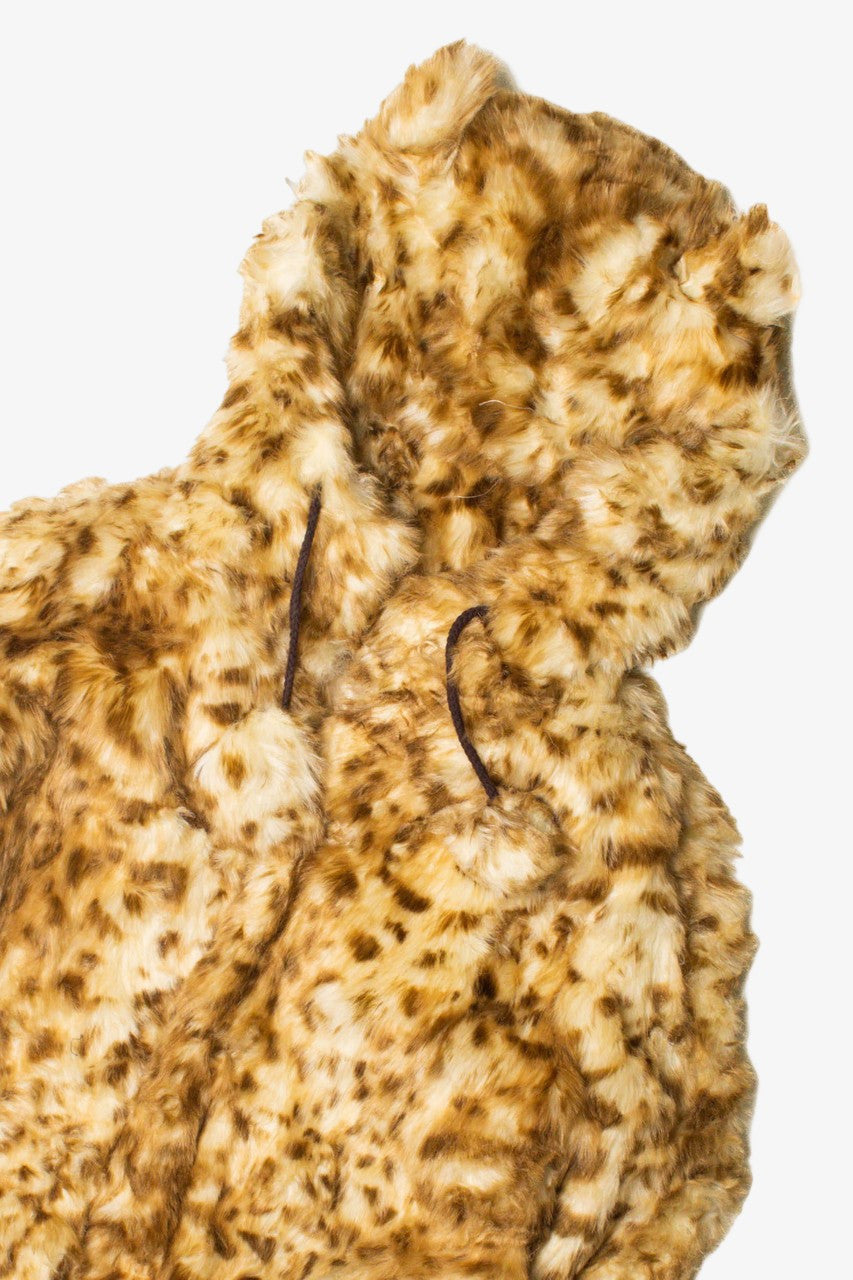 Fun Freckled  Faux Fur Coat