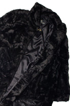 Black Faux Fur Coat 8