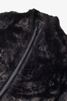 Black Faux Fur Coat 10