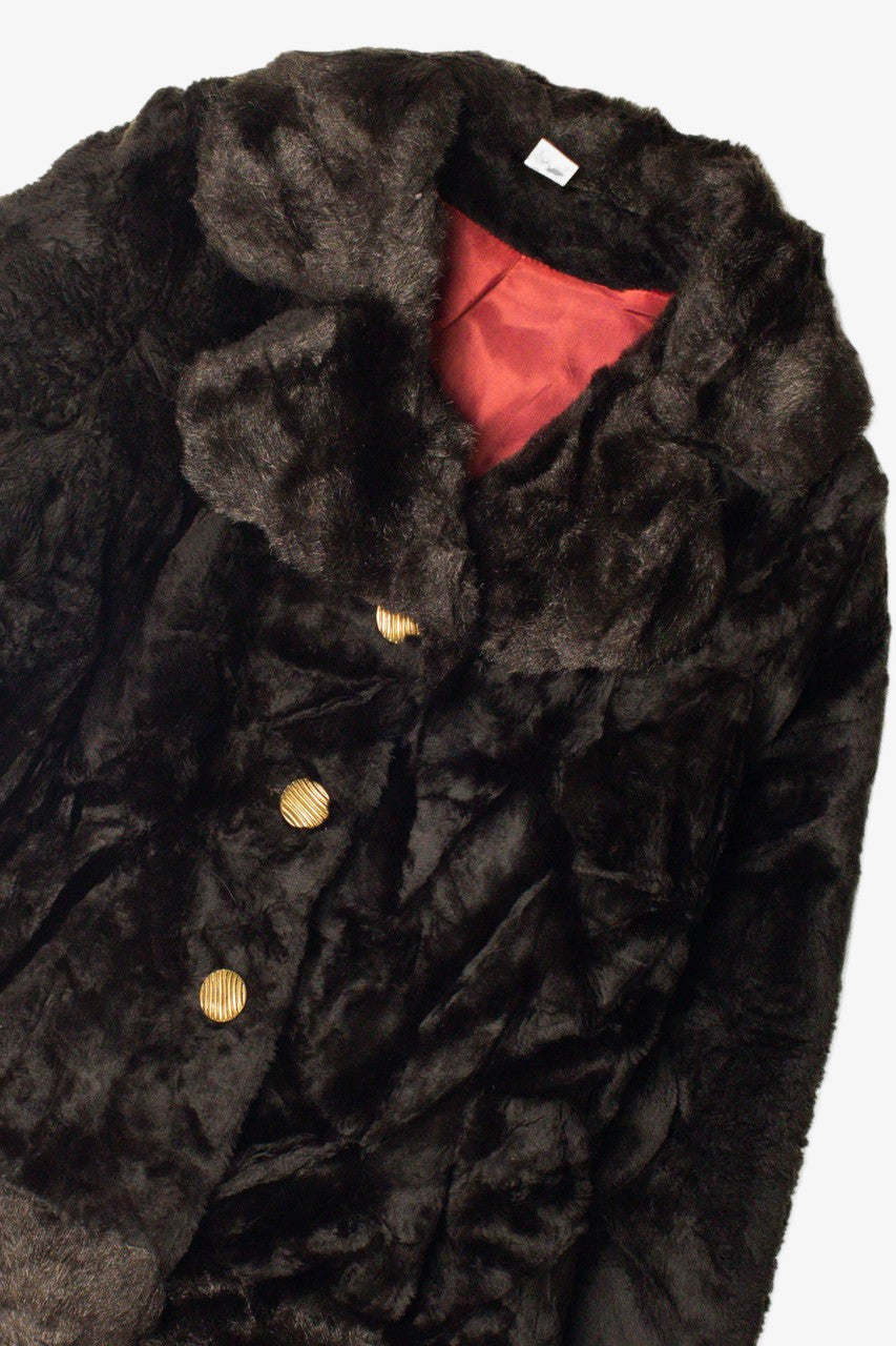 Brown Faux Fur Coat 3
