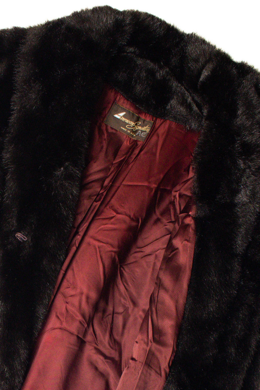American Signature Faux Fur Coat