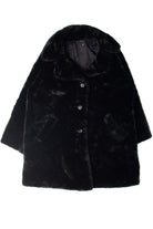 Black Faux Fur Coat 7