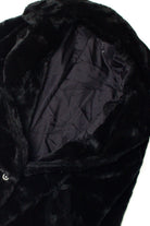Black Faux Fur Coat 7