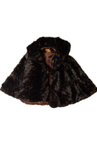 Brown Faux Fur Capelet