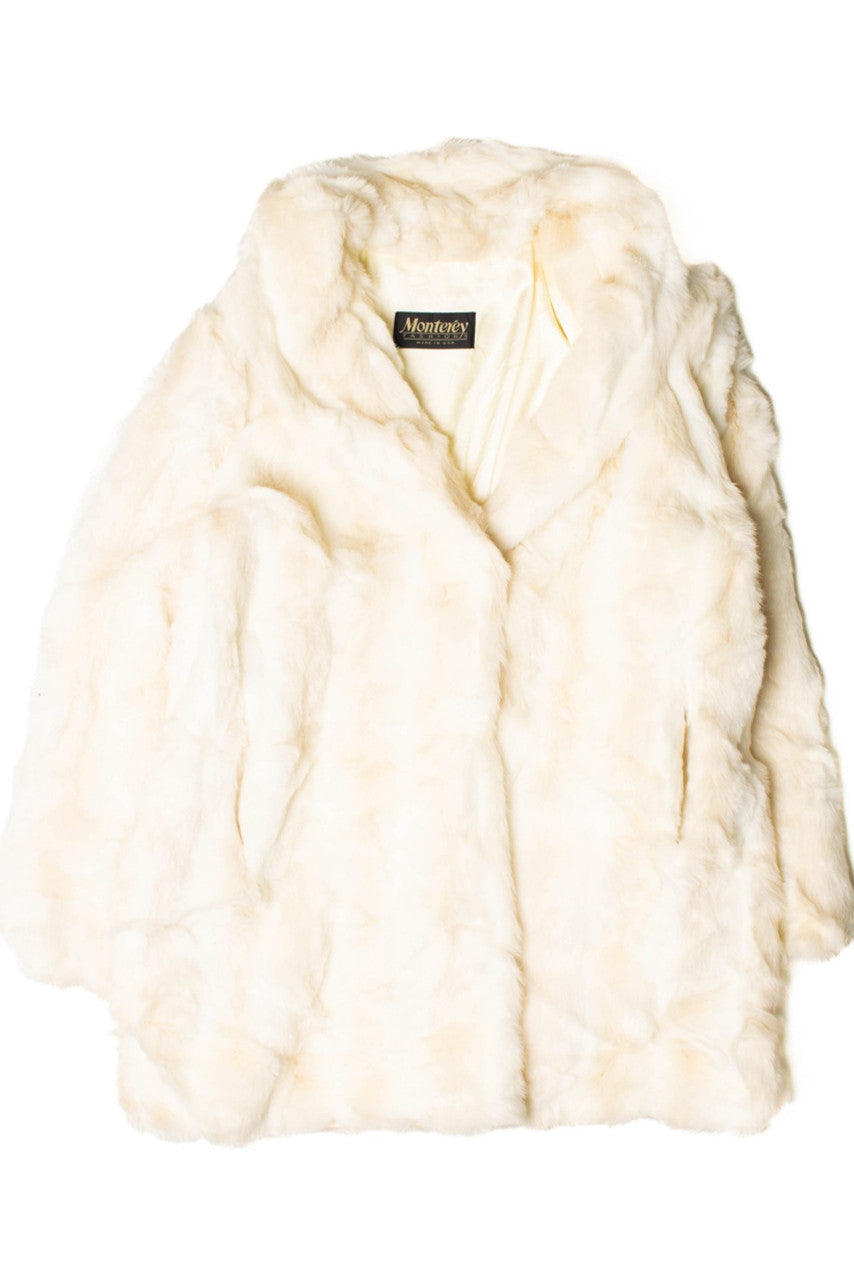 Monterey Fashions Faux Fur Coat