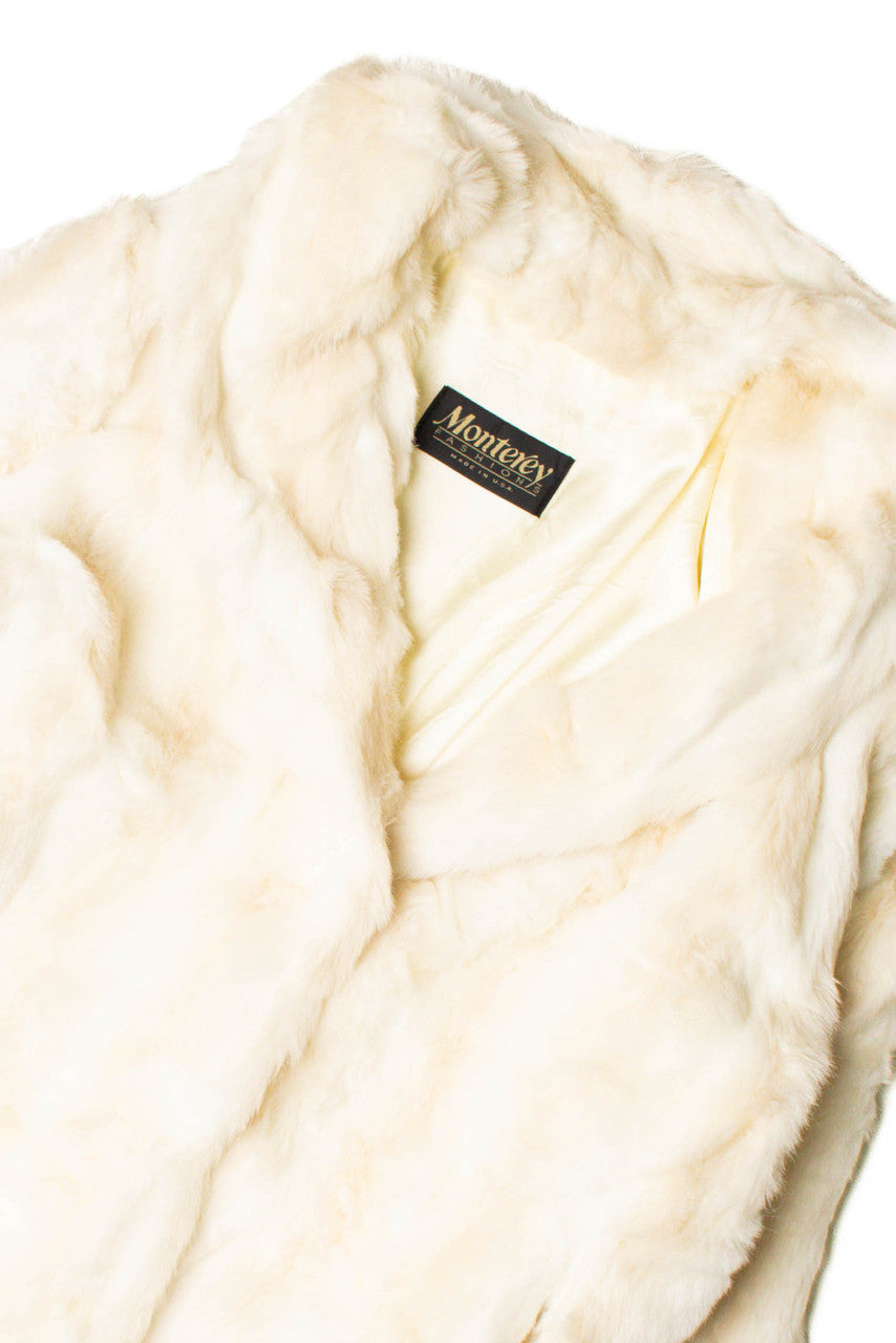 Monterey Fashions Faux Fur Coat