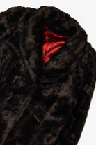 Dark Brown Faux Fur Coat 2