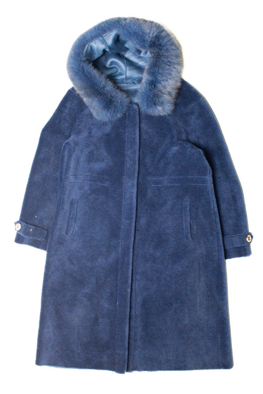Baby Blue Fur Coat