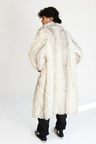 Vintage Intrigue Faux Fur Coat (1990s)