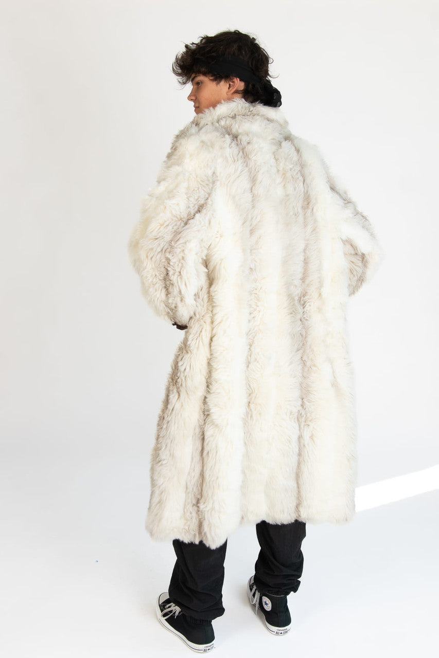 Vintage Intrigue Faux Fur Coat (1990s)