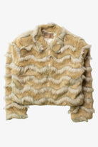 Vintage Painted Pony Faux Fur Coat (1990s)