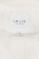 Le Lis Cow Print Faux Fur Jacket