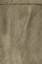 Chadwick's Sage Green Faux Suede Fur Coat