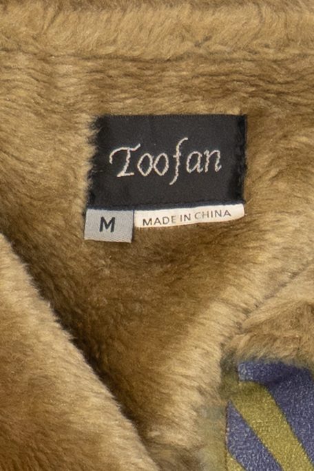 Vintage Y2k Toofan Patchwork Faux Fur Lined Jacket (2000s)