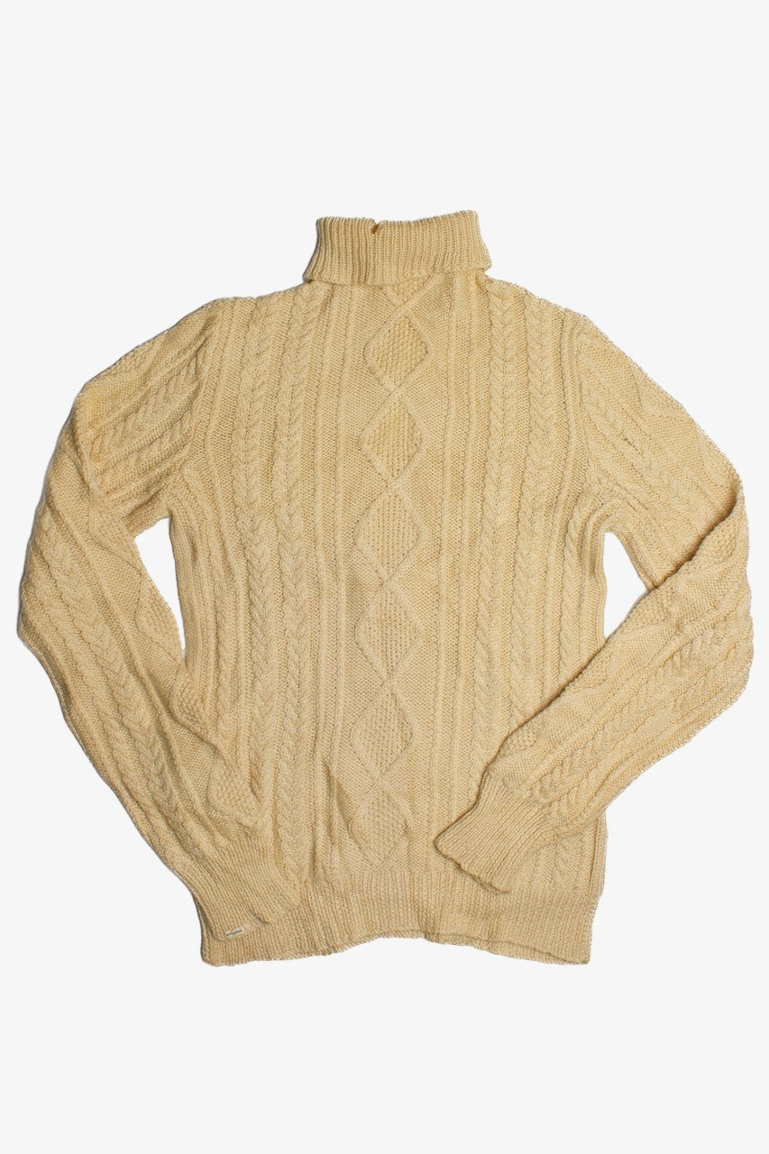 Vintage Turtleneck Fisherman Sweater 1020