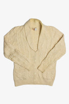 Vintage Crazy Horse Fisherman Cardigan Sweater (1980s)