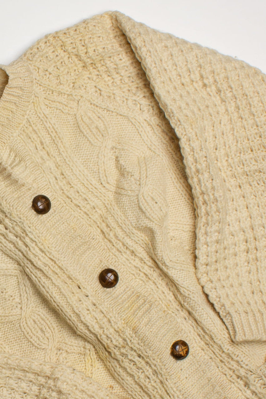 Vintage Purple Heather Vintage Fisherman Sweater (1980s) 1027