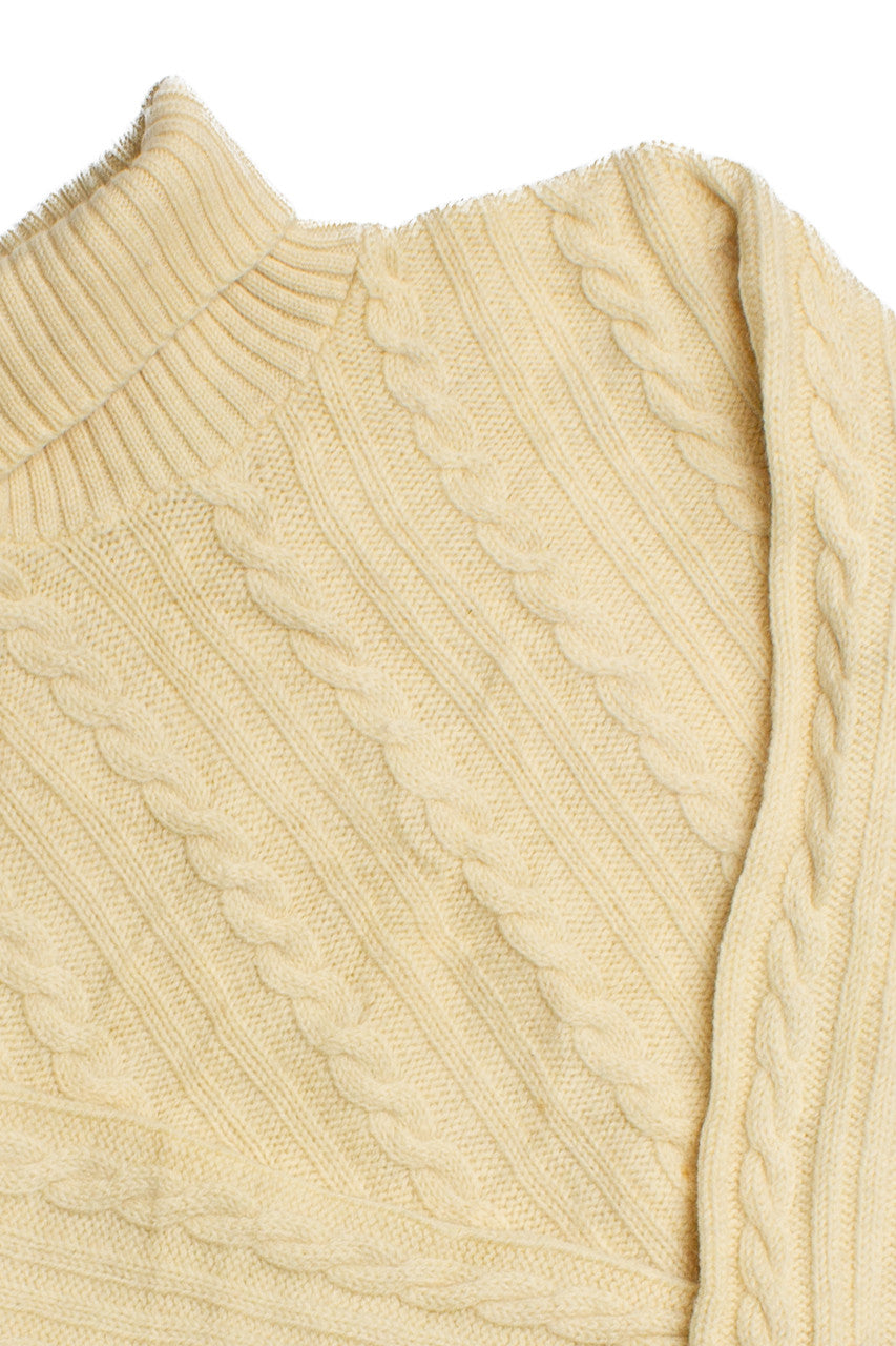 Vintage Robert Bruce Turtleneck Fisherman Sweater 1052