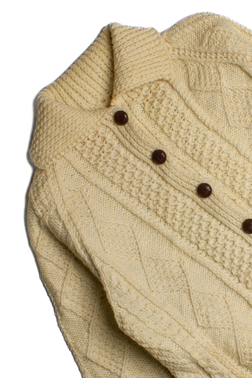 Vintage Cardigan  Fisherman Sweater 1070
