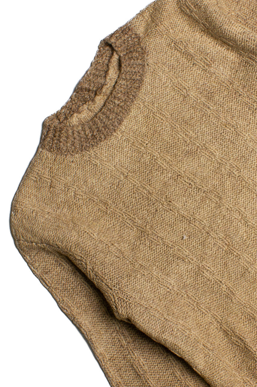 Vintage Brown Fisherman Sweater (1990s) 1078