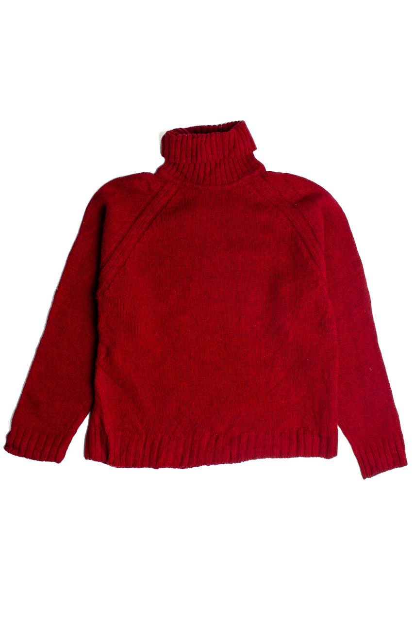  Red Vintage Fisherman Sweater (1990s) 1085
