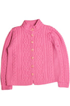 Aran Crafts Pink Fisherman Sweater 1103